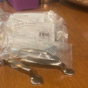 Allen & Roth Arch Handle Drawer Pill Satin Nickle - 3” (76mm) center to center